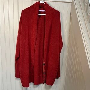 Free People Scarlet Open Cardigan